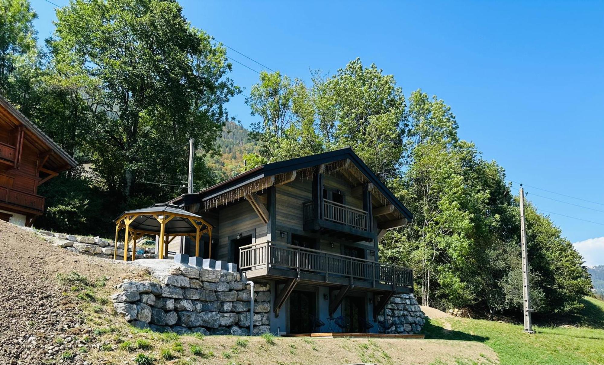 فيلا Chalet Du Bonheur Bonnevaux  المظهر الخارجي الصورة