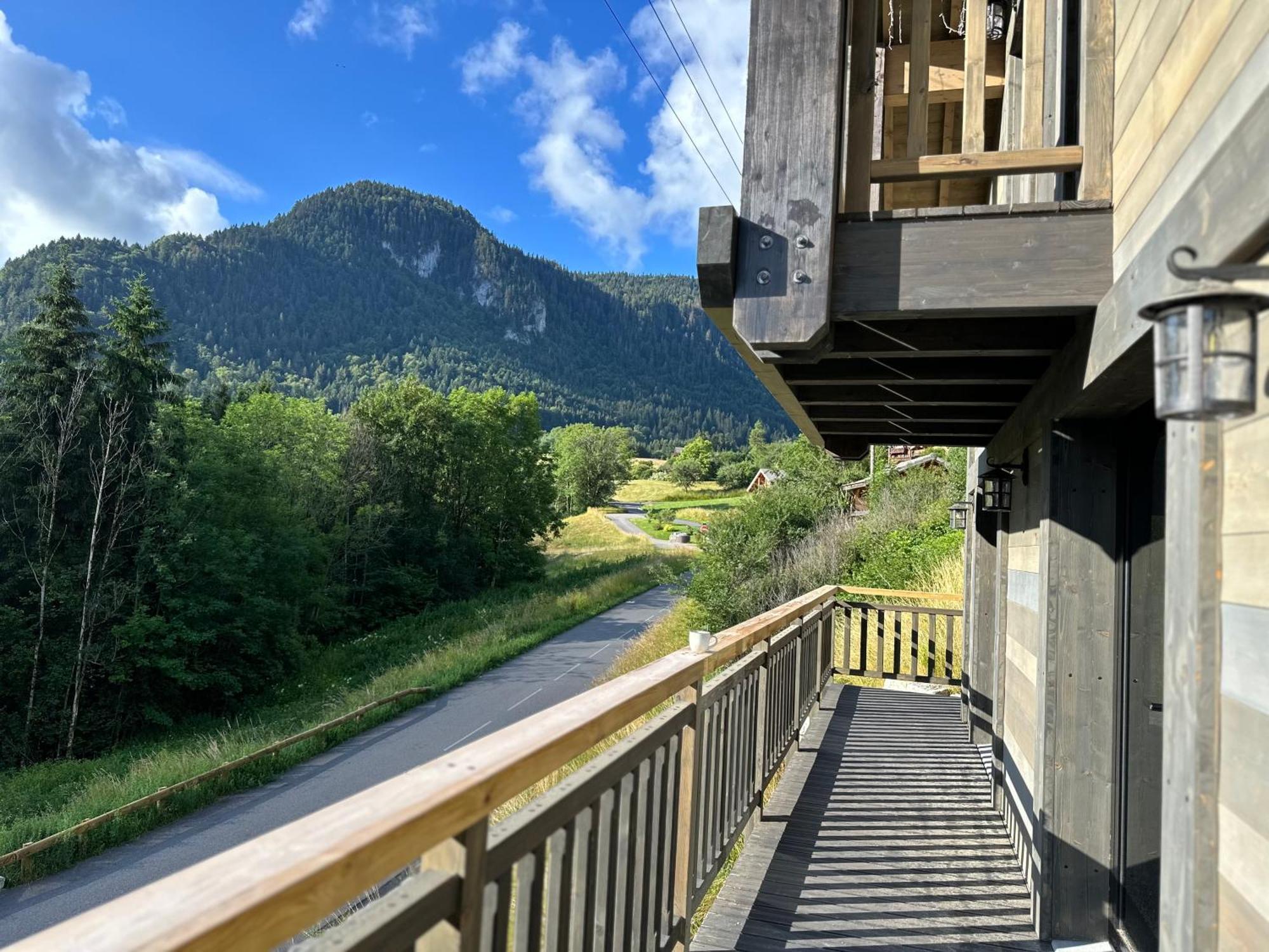 فيلا Chalet Du Bonheur Bonnevaux  المظهر الخارجي الصورة