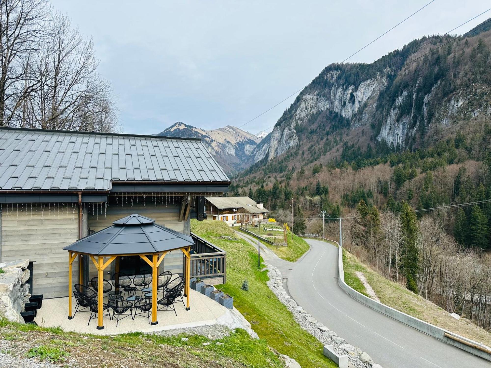 فيلا Chalet Du Bonheur Bonnevaux  المظهر الخارجي الصورة