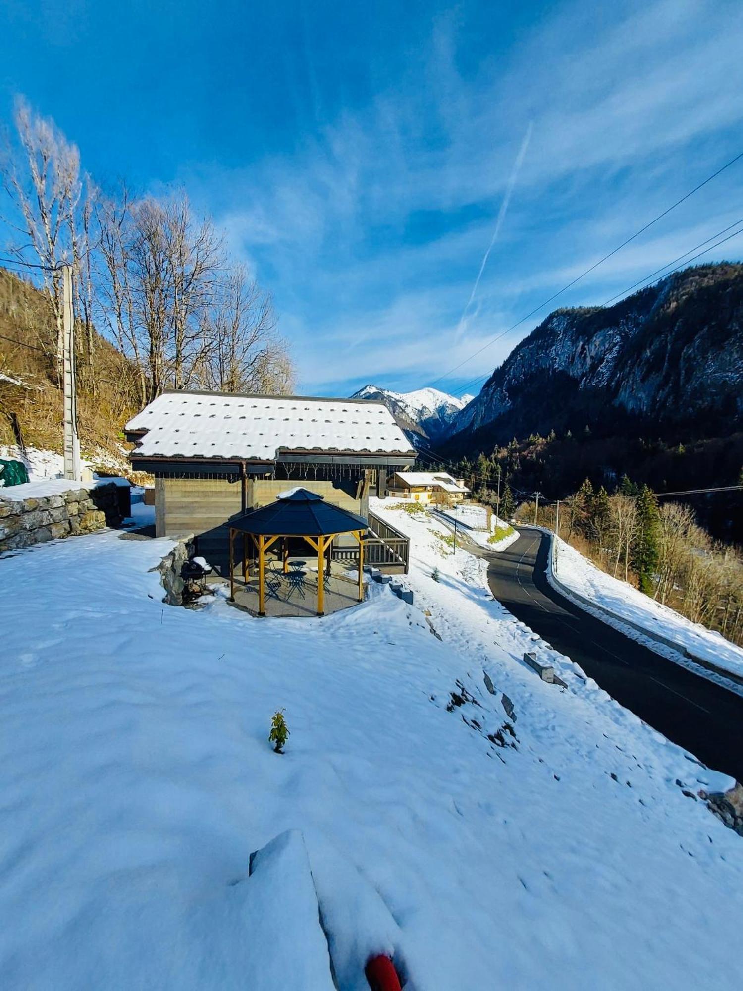 فيلا Chalet Du Bonheur Bonnevaux  المظهر الخارجي الصورة