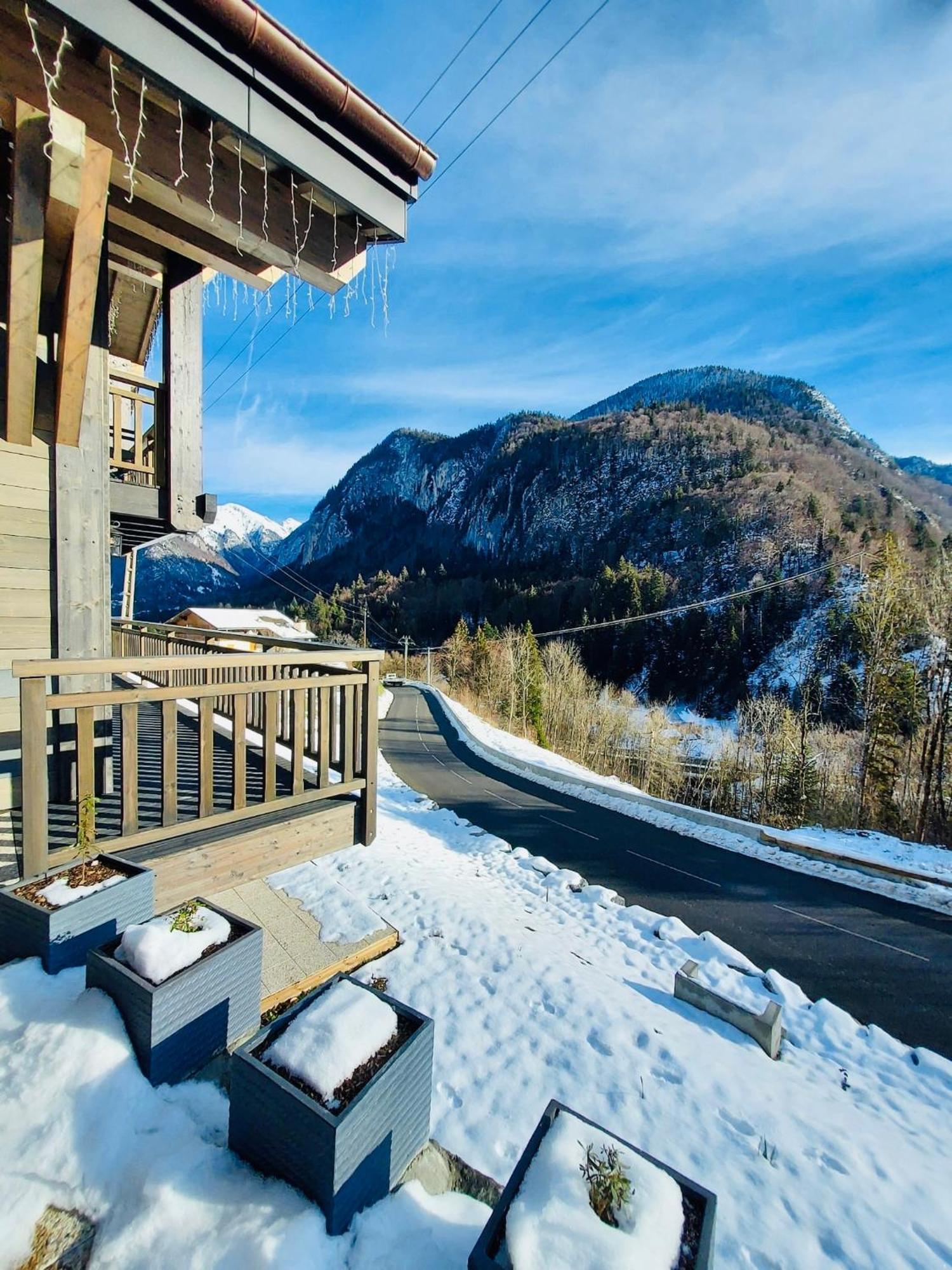 فيلا Chalet Du Bonheur Bonnevaux  المظهر الخارجي الصورة