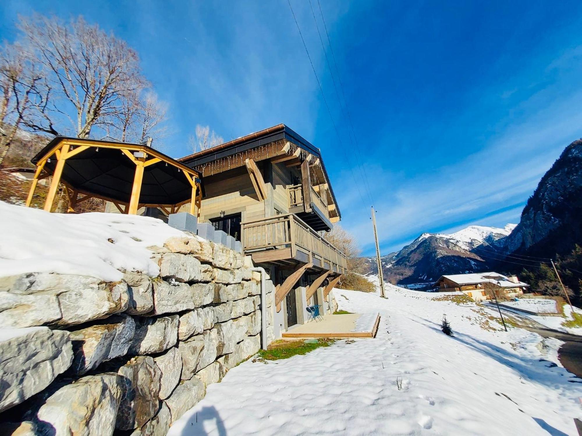 فيلا Chalet Du Bonheur Bonnevaux  المظهر الخارجي الصورة