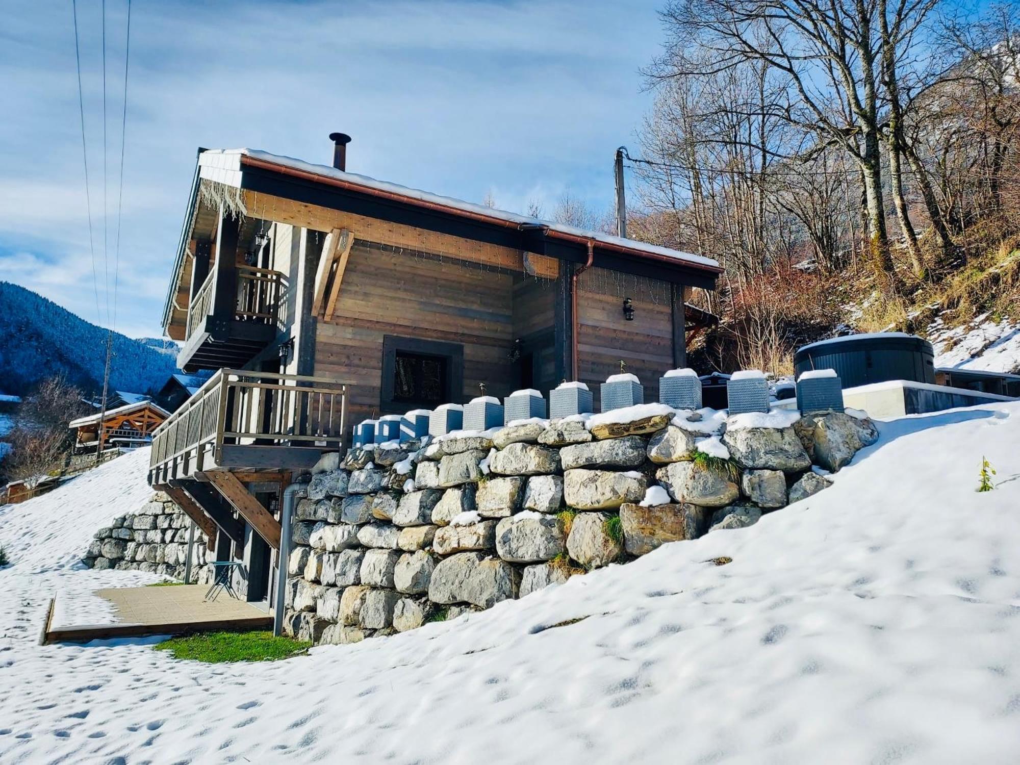 فيلا Chalet Du Bonheur Bonnevaux  المظهر الخارجي الصورة