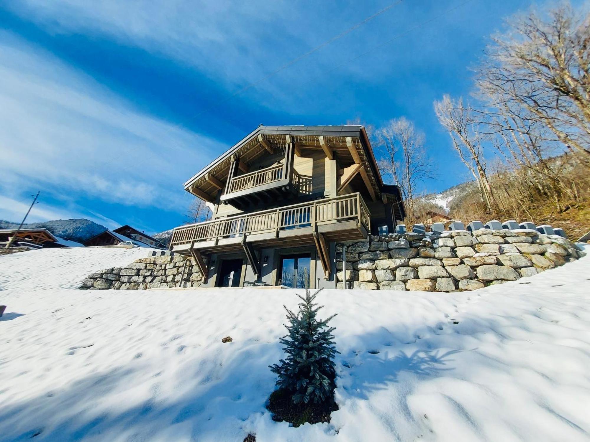 فيلا Chalet Du Bonheur Bonnevaux  المظهر الخارجي الصورة